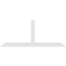 Ekena Millwork Portland Architectural Grade PVC Gable Bracket, 72"W x 30"H x 2"D x 4"F, 10/12 Pitch GBP072X30X0204POR00 - alternate 3